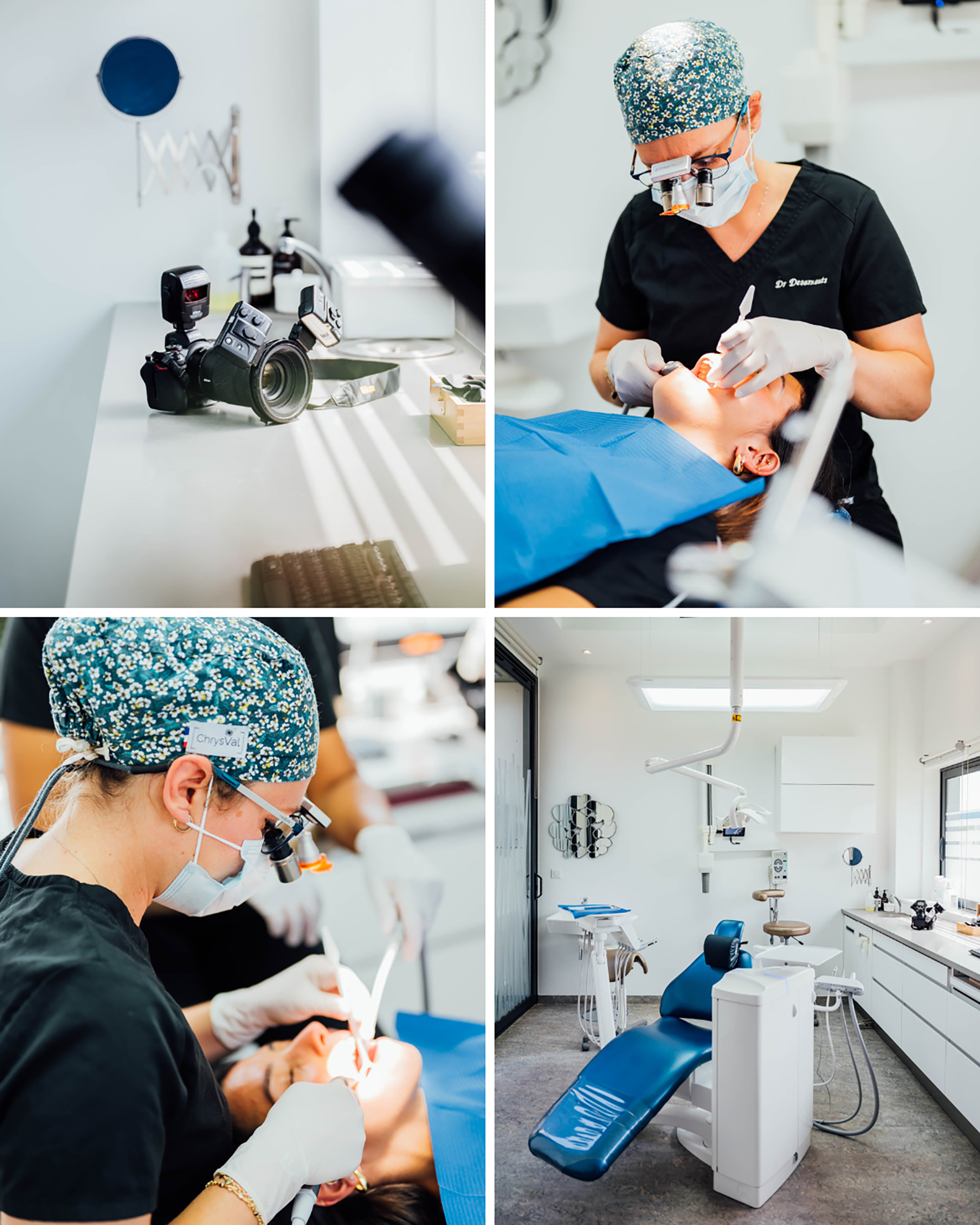 Chirurgien-dentiste en situation de travail